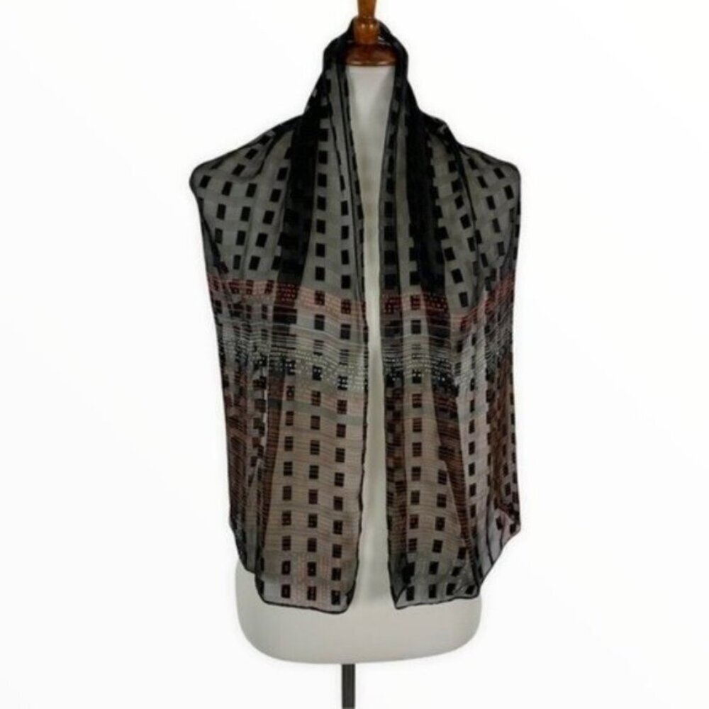 Silk Scarf Woman’s Sheer